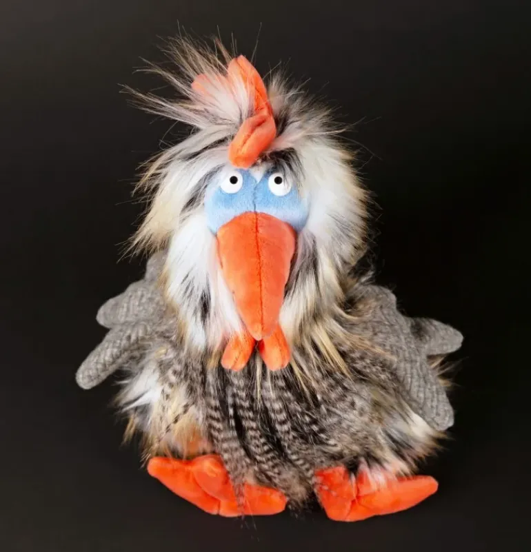 Peluche coq - 26 cm
