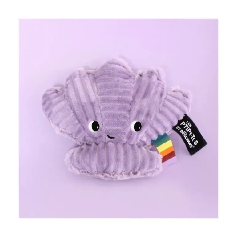 Peluche coquillage Tétrochou lilas
