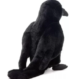 Peluche corbeau avec croassement