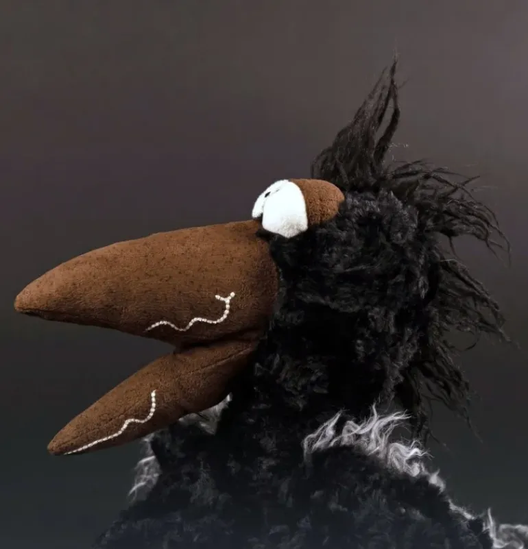 Peluche corbeau "July Jewels"