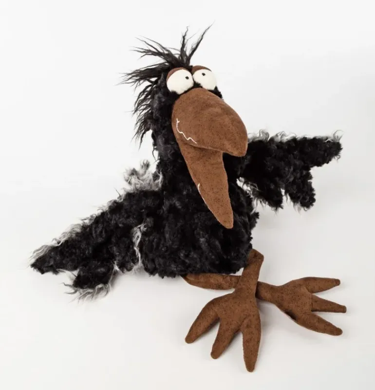 Peluche corbeau "July Jewels"
