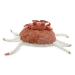 Peluche crabe maman et son bébé Cassecou terracotta