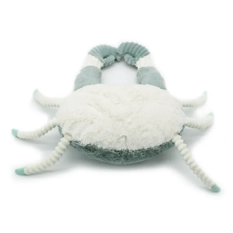 Peluche crabe maman et son bébé Cassecou menthe