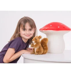 Peluche écureuil - 17 cm