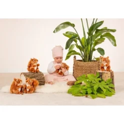 Peluche écureuil - 14 cm