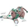 Peluche d'activité bébé Jélékros le lion