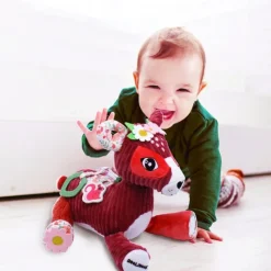 Peluche d'activité bébé Mélimélos la biche