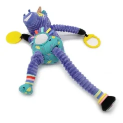 Peluche d’activité bébé nomade Kiprokos Le Zèbre