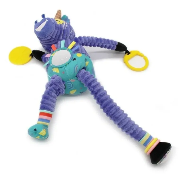 Peluche d’activité bébé nomade Kiprokos Le Zèbre