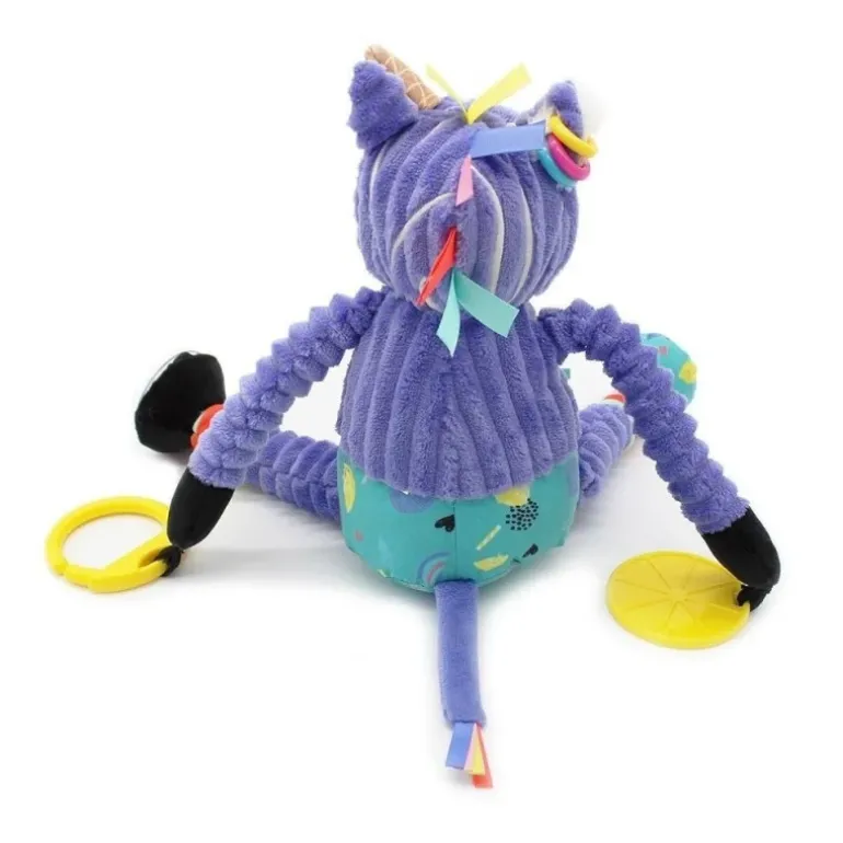 Peluche d’activité bébé nomade Kiprokos Le Zèbre