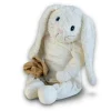 Peluche doudou lapin Hoopsi crème