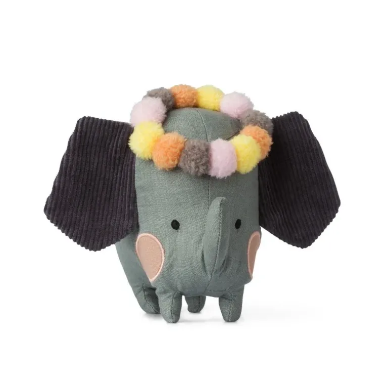 Peluche Eléphant dans boîte cadeau