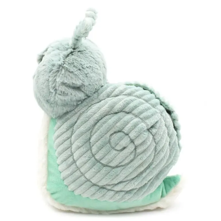 Peluche escargot Speedou maman et son bébé vert menthe