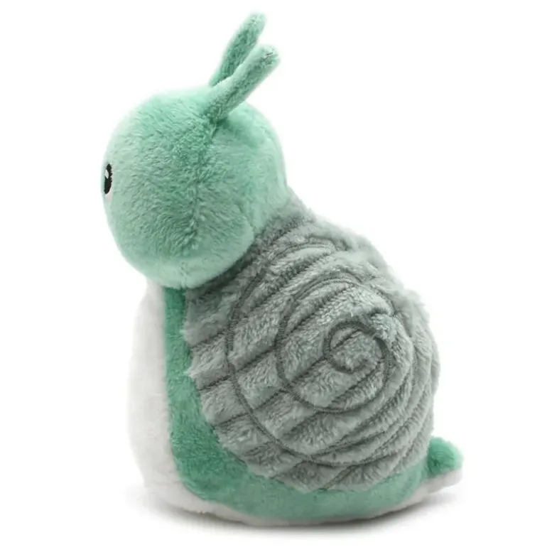 Peluche escargot Speedou maman et son bébé vert menthe