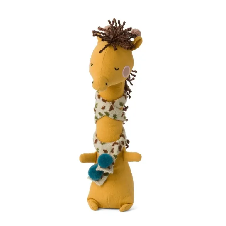 Peluche Girafe Danny avec écharpe