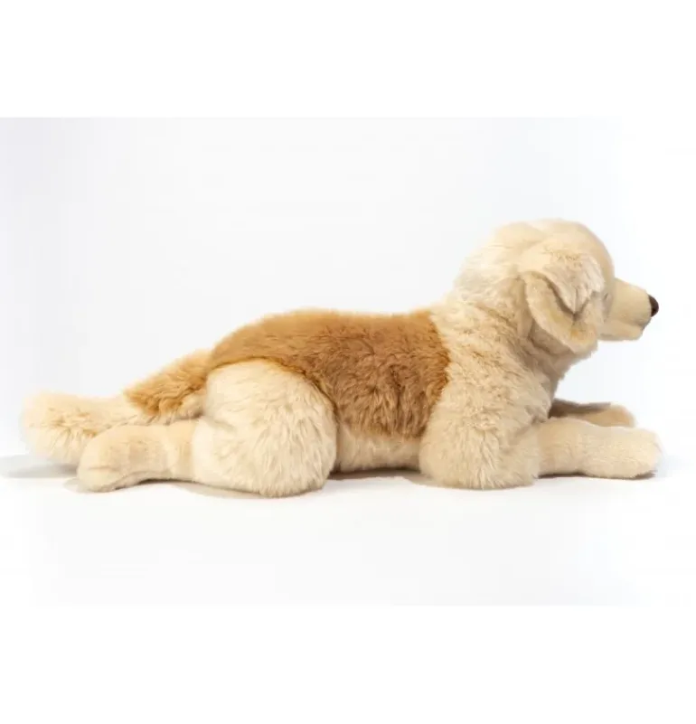 Peluche Golden Retriever couché - 60 cm