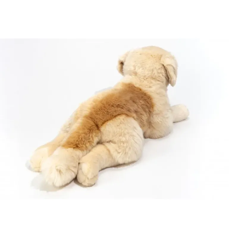 Peluche Golden Retriever couché - 60 cm