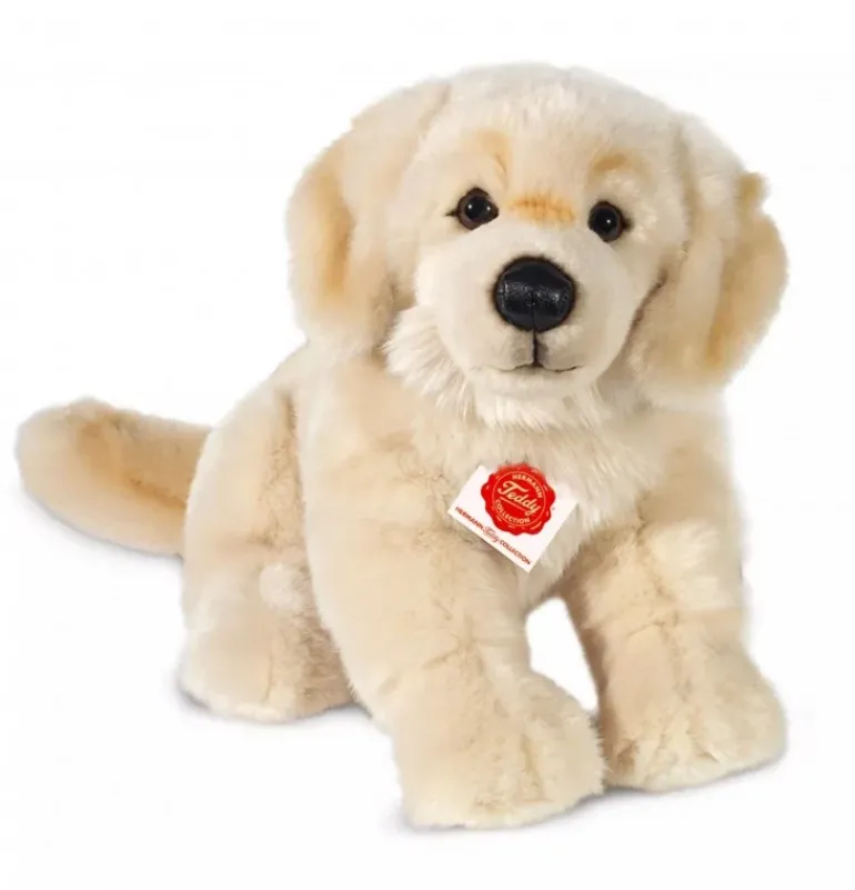 Peluche Golden Retriever assis - 30 cm