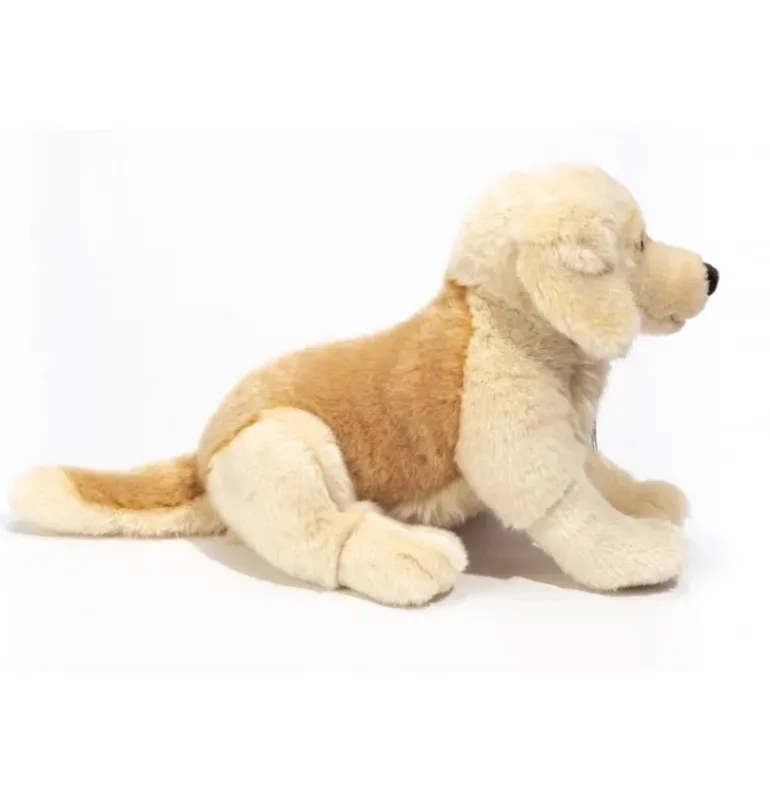 Peluche Golden Retriever assis - 30 cm