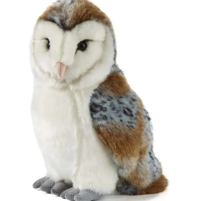 Peluche Grande Chouette Effraie - 27 cm