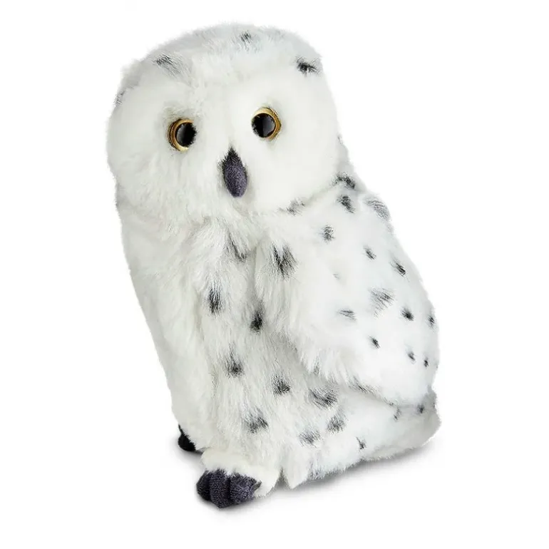 Peluche Grande Chouette Harfang des Neiges - 28 cm