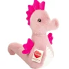 Peluche hippocampe rose Alba - 23 cm