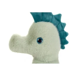 Peluche hippocampe vert Melba - 23 cm