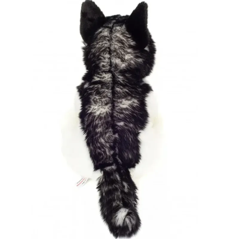 Peluche Husky assis - 30 cm