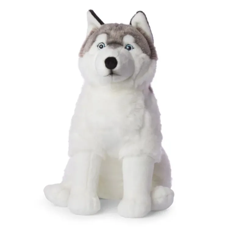 Peluche Husky WWF - GEANT - 70 cm