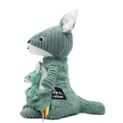 Peluche kangourou Allezou vert