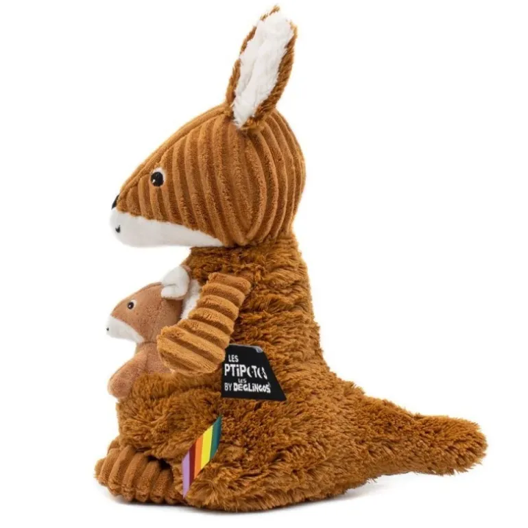 Peluche kangourou Allezou cassonade
