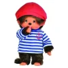 Peluche Kiki Monchhichi Garçon marin - 20 cm