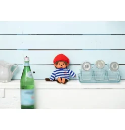 Peluche Kiki Monchhichi Garçon marin - 20 cm