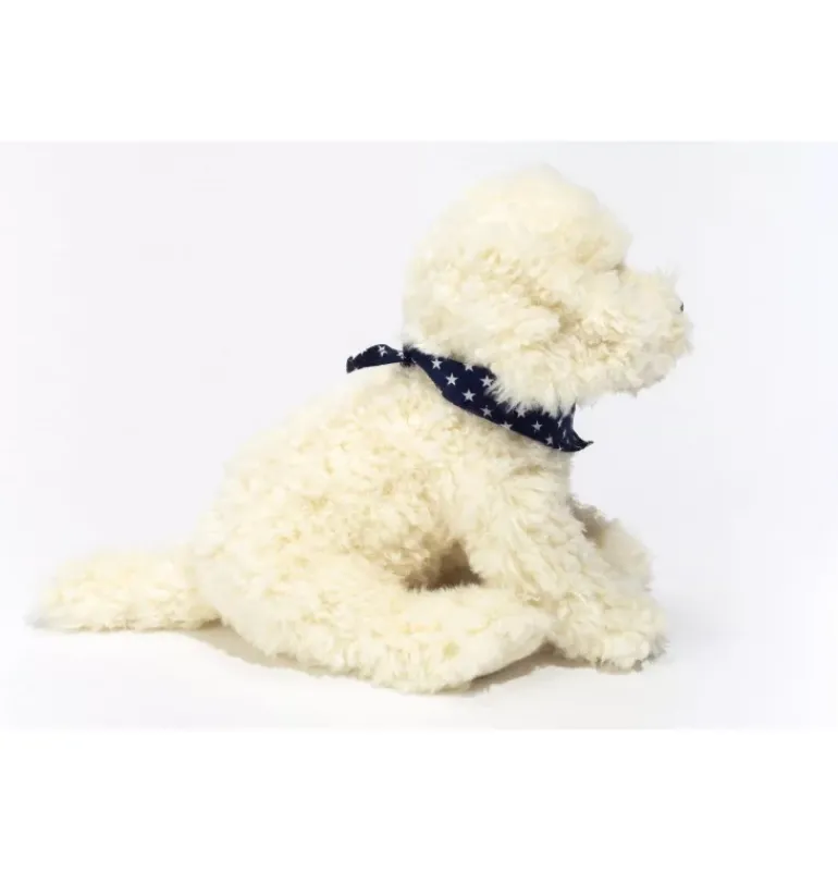 Peluche labradoodle assis - 28 cm