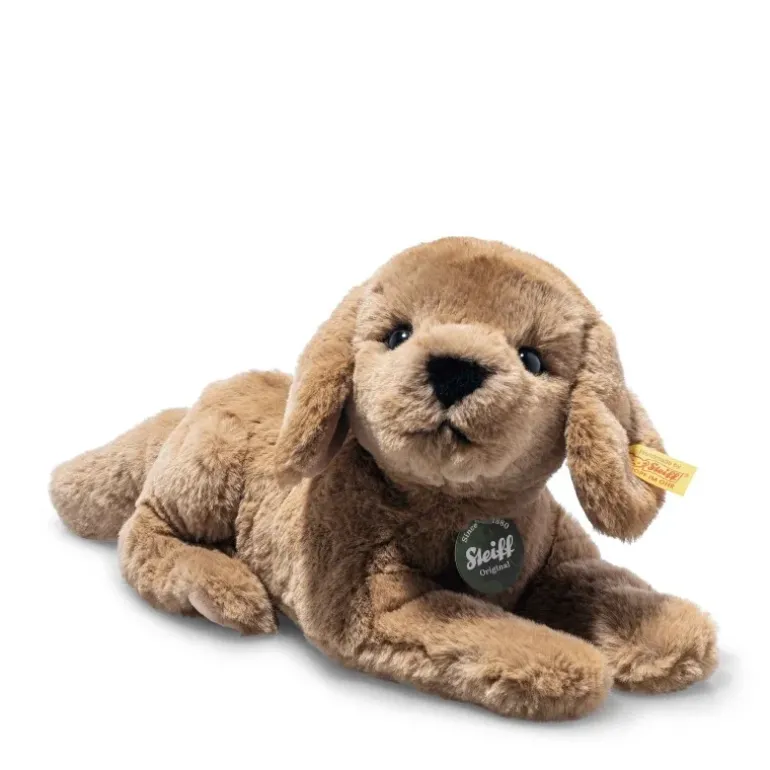 Peluche labrador Lenny brun - 23 cm