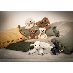 Peluche labrador Lenny brun - 23 cm