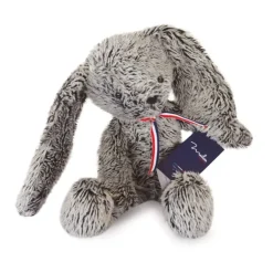 Peluche lapin ALEXANDRE gris - 40 cm