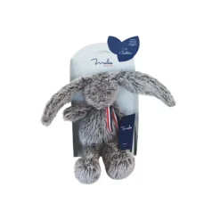Peluche lapin ALEXANDRE gris - 40 cm