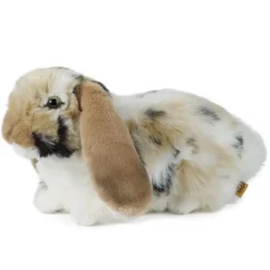 Peluche lapin belier brun