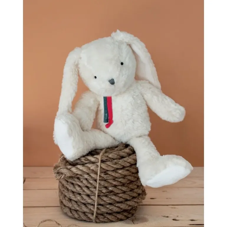 Peluche Lapin en coton biologique - 30 cm