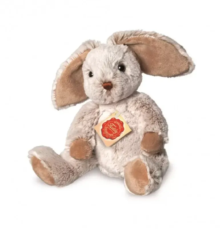 Peluche lapin gris - 25 cm