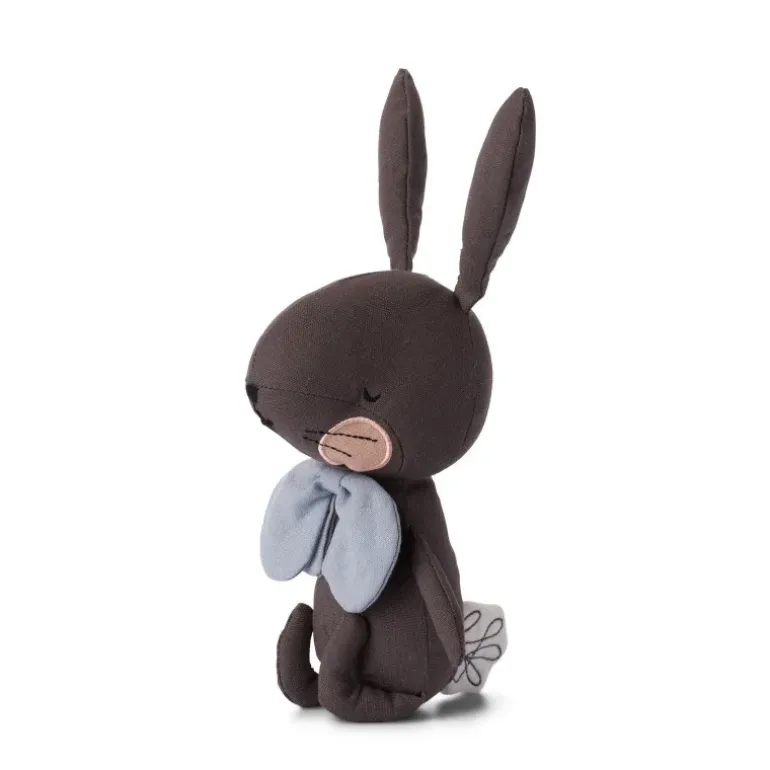 Peluche Lapin Gris dans boîte cadeau