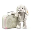 Peluche lapin Hoppie dans sa valise