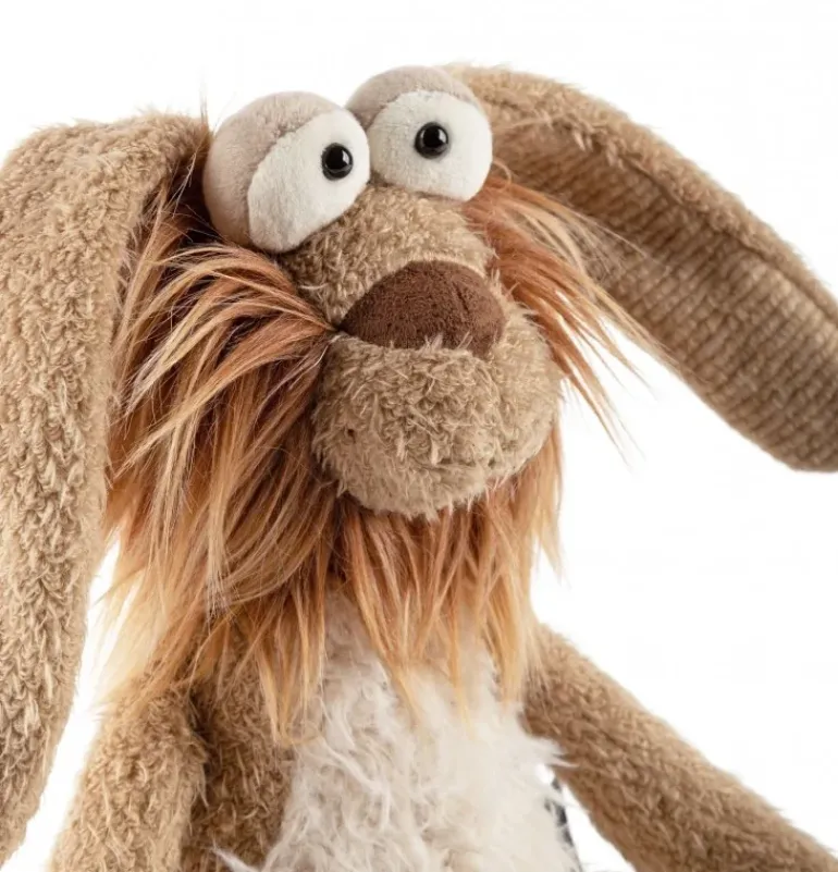 Peluche lapin "je-sais-tout"
