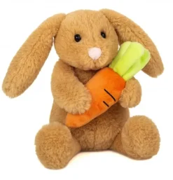 Peluche lapin Lilly avec carotte - 23 cm