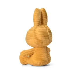 Peluche lapin Miffy en velours côtelé jaune - 33 cm