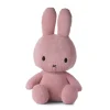 Peluche lapin Miffy en velours côtelé rose - 50 cm
