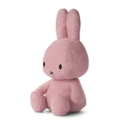 Peluche lapin Miffy en velours côtelé rose - 50 cm