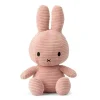 Peluche lapin Miffy en velours côtelé rose - 33 cm