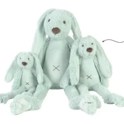 Peluche lapin Richie vert lagon - 38 cm